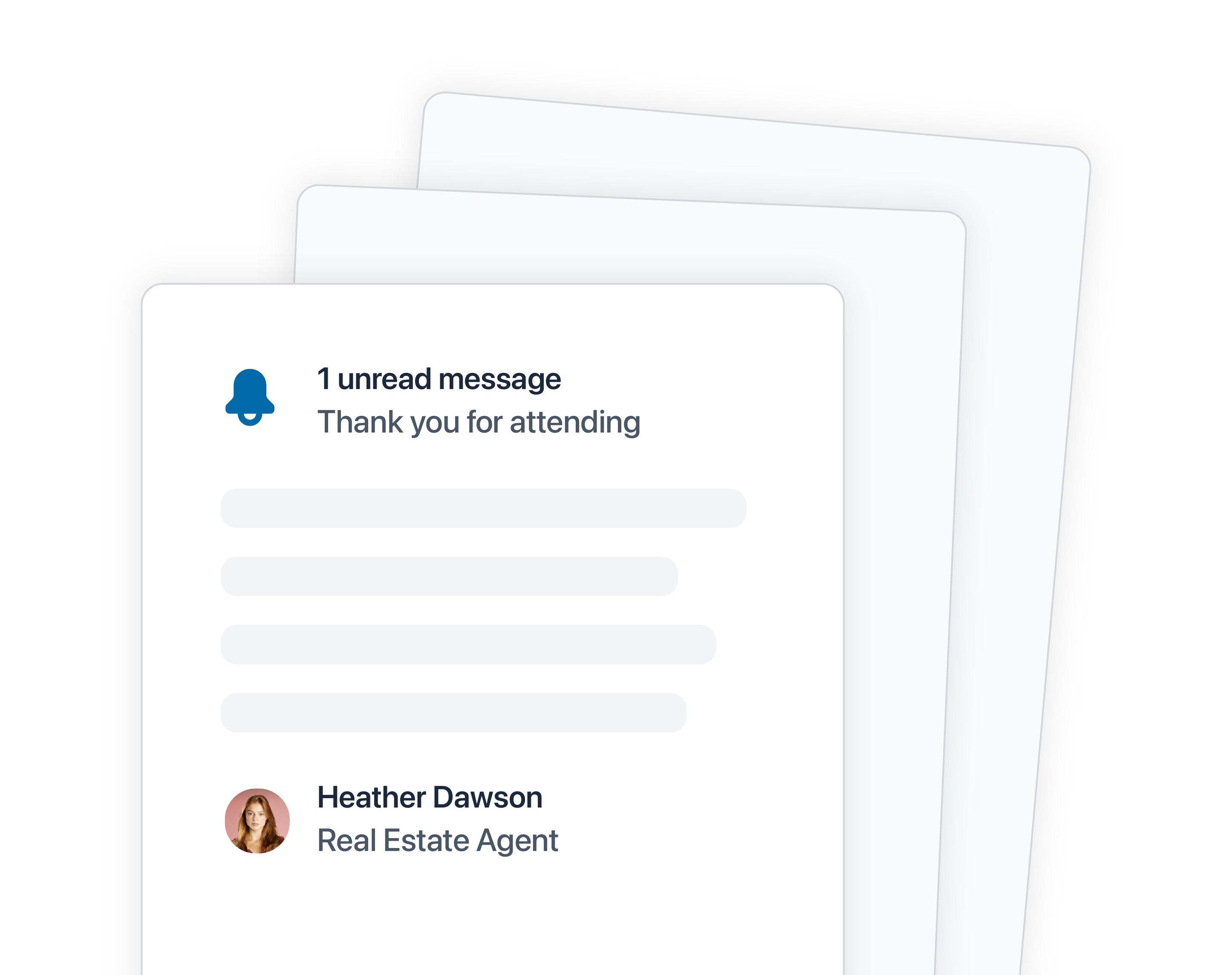 Instant thank-you emails after open houses