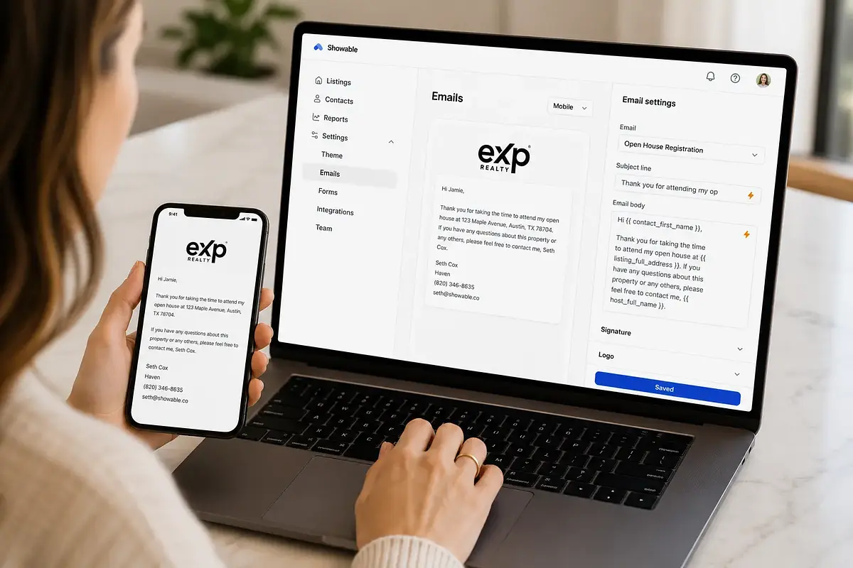 More Than an Open House Sign-In App section media